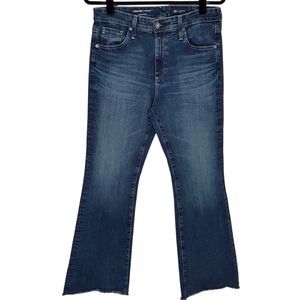 AG Adriano Goldschmied Farrah Boot Jeans Womens 31x31 Japanese Fabric Raw Hem